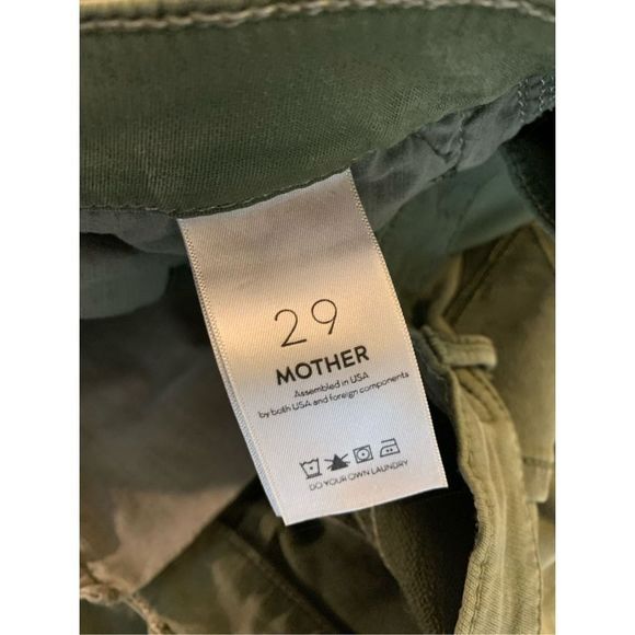 MOTHER Khaki Utility Trousers - Picture 5 of 6
